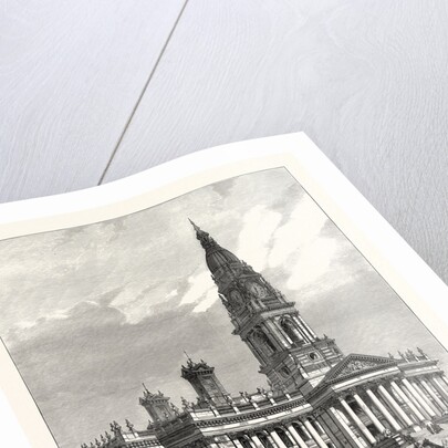The New Townhall of Bolton, Lancashire, Opened by the Prince of Wales, UK, 1873 by Anonymous
