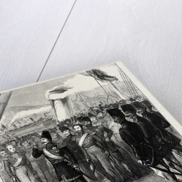 The Shah Landing at Dover, UK, 1873 by Anonymous