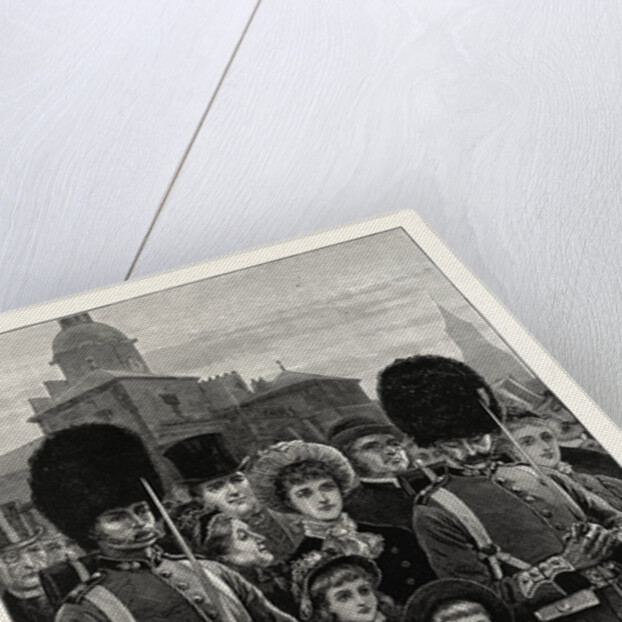 The Queen's Birthday: A Sketch on the Horse Guards Parade, UK, 1883 by Anonymous