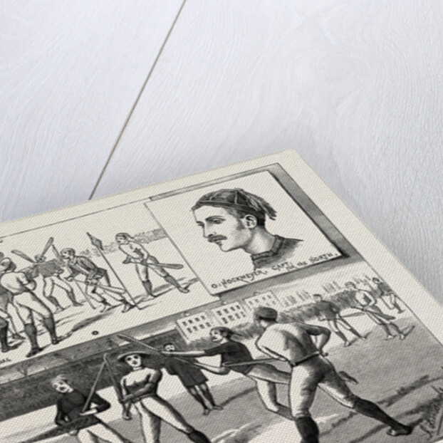 La Crosse Match, Played Last Saturday at Kennington Oval, by North of England against South, 1883 by Anonymous