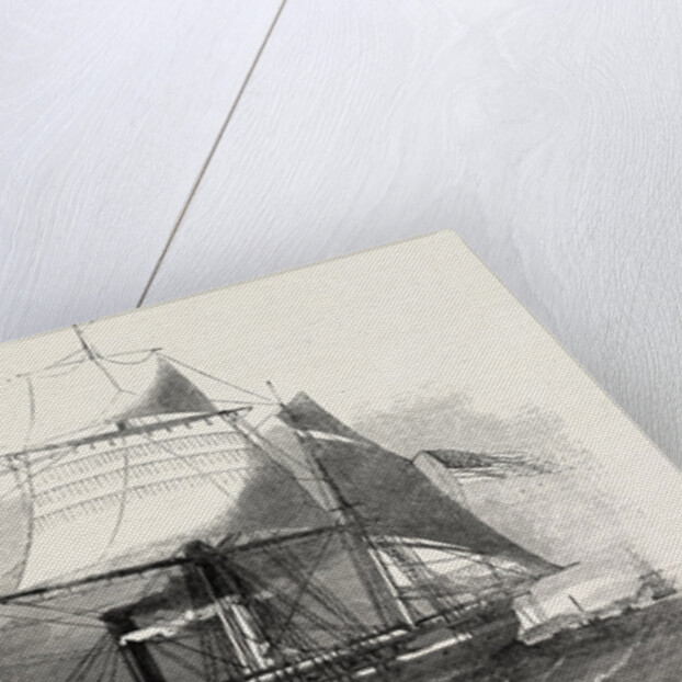 The United States Expedition to Japan: The Steam.Frigate Mississippi, United States Navy, 1853 by Anonymous