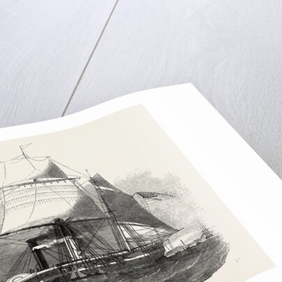 The United States Expedition to Japan: The Steam.Frigate Mississippi, United States Navy, 1853 by Anonymous