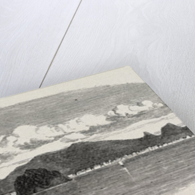 The Inland Sea of Japan: Coast of Sikok, with the City of Marungami and Castle of the Daimeo. 1868 by Anonymous