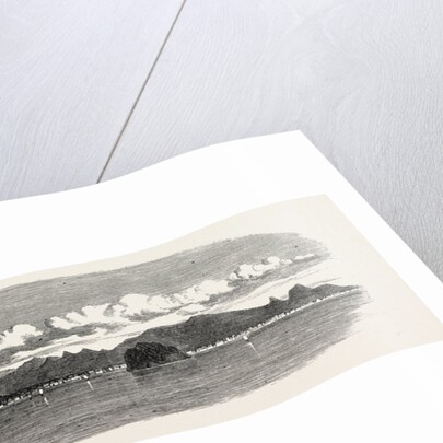 The Inland Sea of Japan: Coast of Sikok, with the City of Marungami and Castle of the Daimeo. 1868 by Anonymous