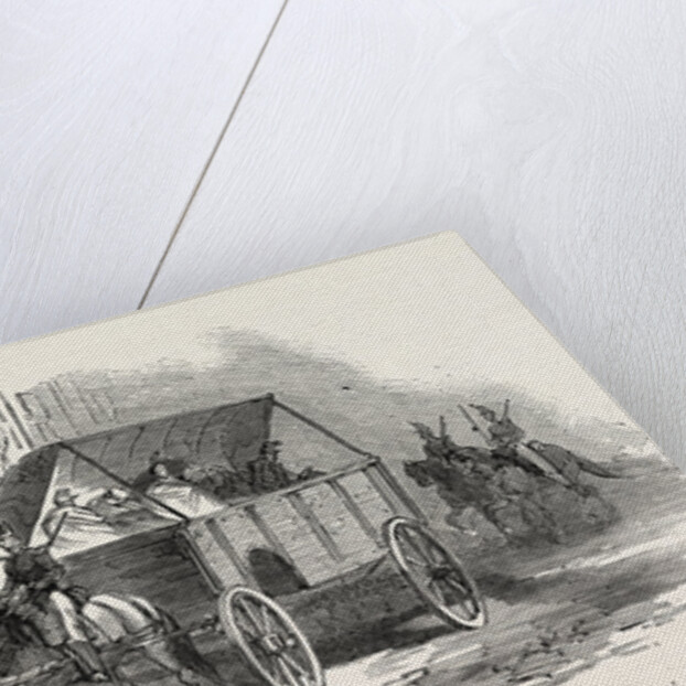 The Revolution in France: Waggon for the Wounded, 1851 by Anonymous