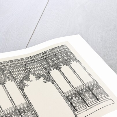 Gothic Screen. By Bingham, Ipswich. 1851 by Anonymous