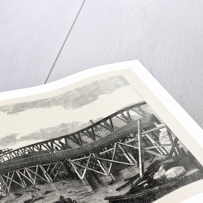 View of the Ruins of Lendal Bridge, York, Taken Immediately after Its Fall, UK, 1861 by Anonymous