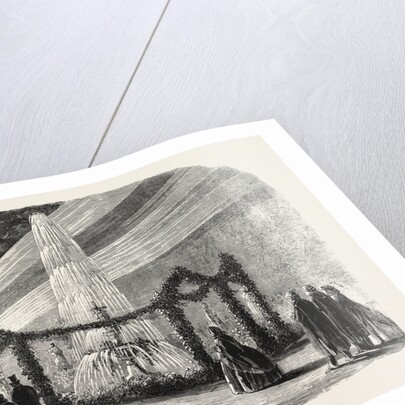 Visit of the Prince of Wales to the Middle Temple: The Fountain Illuminated by Electric Light, 1861 by Anonymous