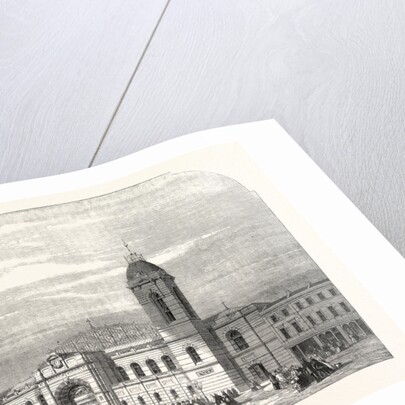 The Agricultural Hall, Islington, in Process of Construction, London, 1861 by Anonymous