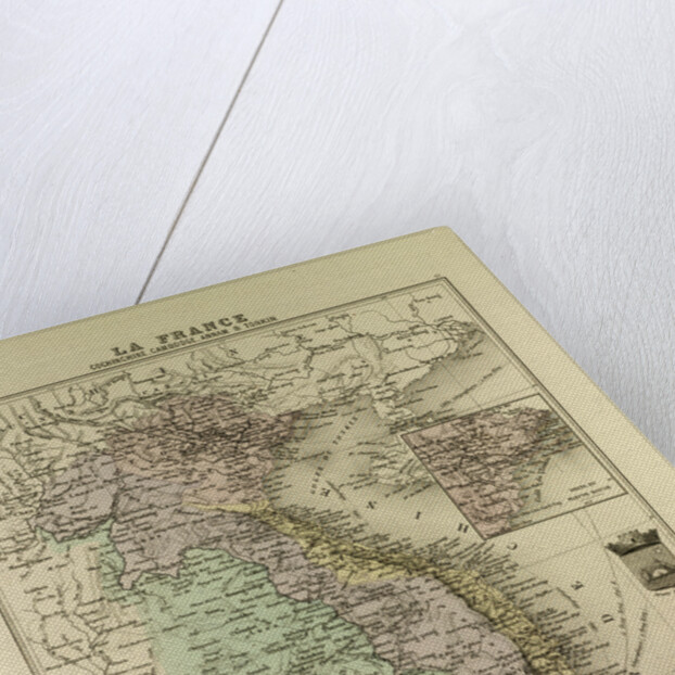 Map of Vietnam Cambodia Thailand Laos 1896 by Anonymous