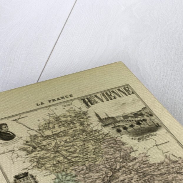 Map of Haute Vienne by Anonymous