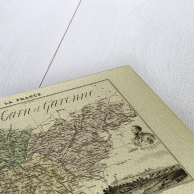 Map of Garn and Garonne by Anonymous