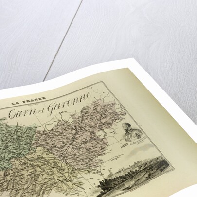 Map of Garn and Garonne by Anonymous