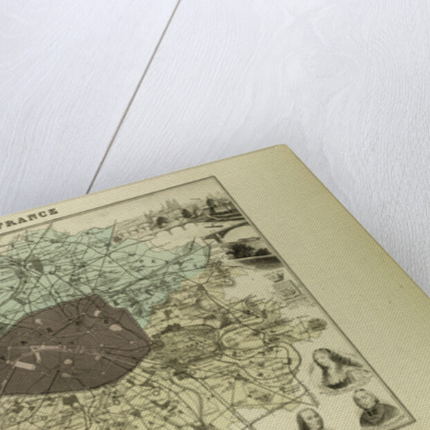 Map of Seine by Anonymous