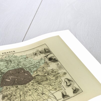 Map of Seine by Anonymous