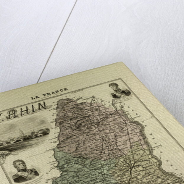 Map of Haute Rhin by Anonymous