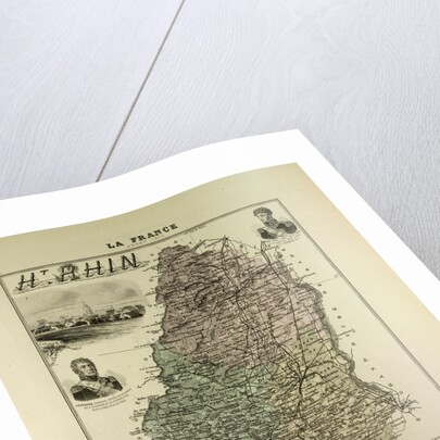 Map of Haute Rhin by Anonymous