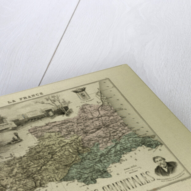 Map of Pyrénées Orientales by Anonymous