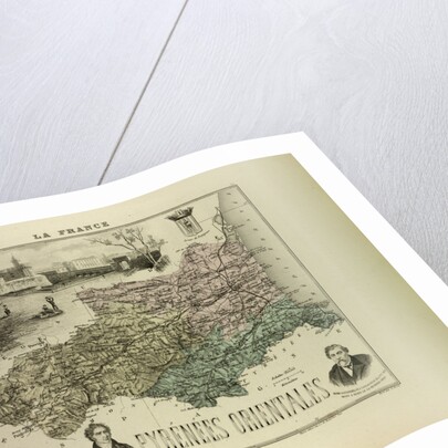 Map of Pyrénées Orientales by Anonymous