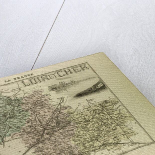 Map of Loir and Cher by Anonymous