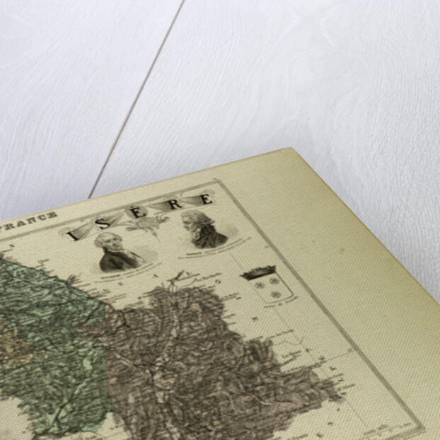 Map of Isère by Anonymous