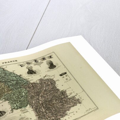 Map of Isère by Anonymous