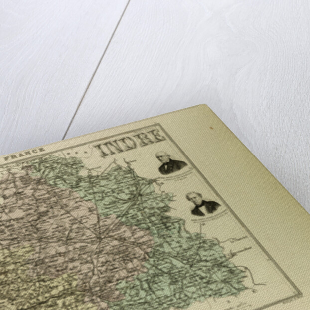 Map of Indre by Anonymous