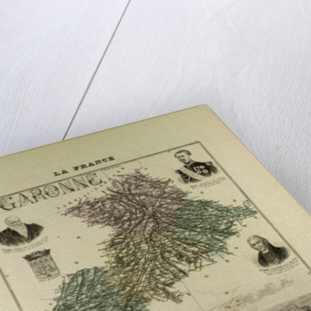 Map of Haute Garonne by Anonymous