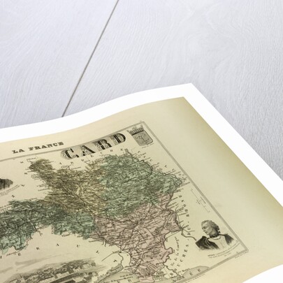 Map of Gard by Anonymous