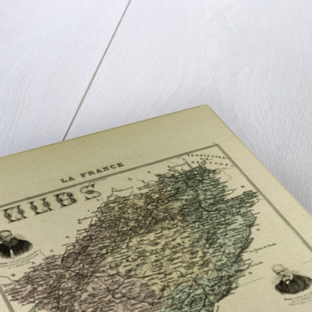 Map of Doubs by Anonymous