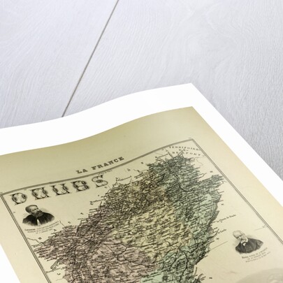 Map of Doubs by Anonymous