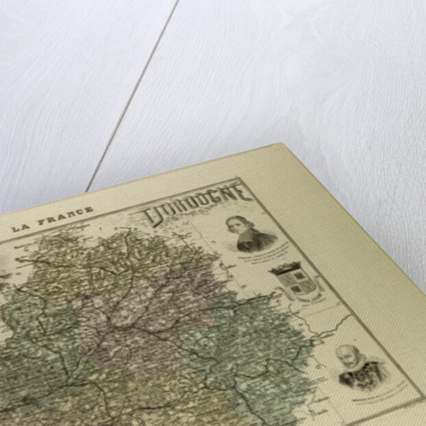 Map of Dordogne by Anonymous