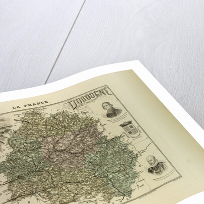 Map of Dordogne by Anonymous