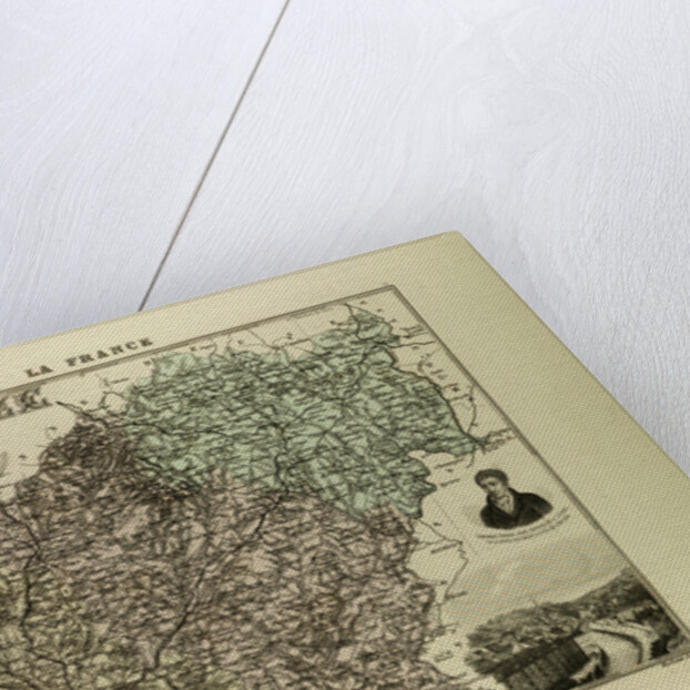 Map of Correze by Anonymous