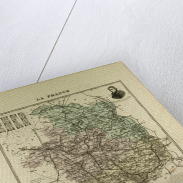 Map of Cher by Anonymous