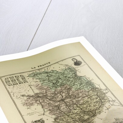 Map of Cher by Anonymous