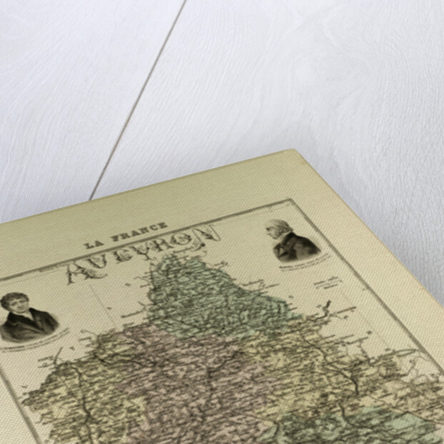 Map of Aveyron by Anonymous