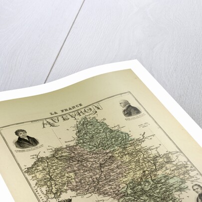 Map of Aveyron by Anonymous