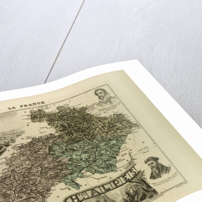 Map of Hautes Alpes by Anonymous