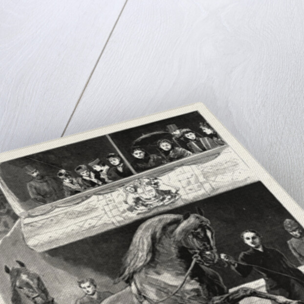 The Queen at the Islington Horse Show: The Prize Winners Parading Before the Royal Box by Anonymous