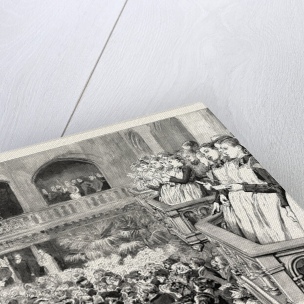 The Prince and Princess of Wales at the Opening of the Centenary Hall of the Royal Masonic Institution for Girls Battersea by Anonymous