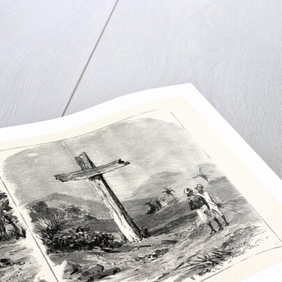 General Wolseley's Expedition against the Tsawbwa of Wuntho Upper Burma: Interior of Stockade at the Top of the Nankin Pass 2500 Feet above the Sea Captured by Major Smythe's Column the Tsawbwa's Preparations for Prisoners by Anonymous