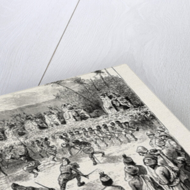 Village Dance of the Koles and War Dance Performed Simultaneously in the Evening by the Retainers of One of the Native Chieftains by Anonymous