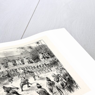 Village Dance of the Koles and War Dance Performed Simultaneously in the Evening by the Retainers of One of the Native Chieftains by Anonymous