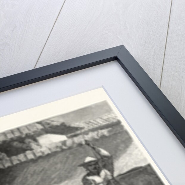 In the Sunny South Packing Oranges in the Marketplace at Seville Spain by Anonymous