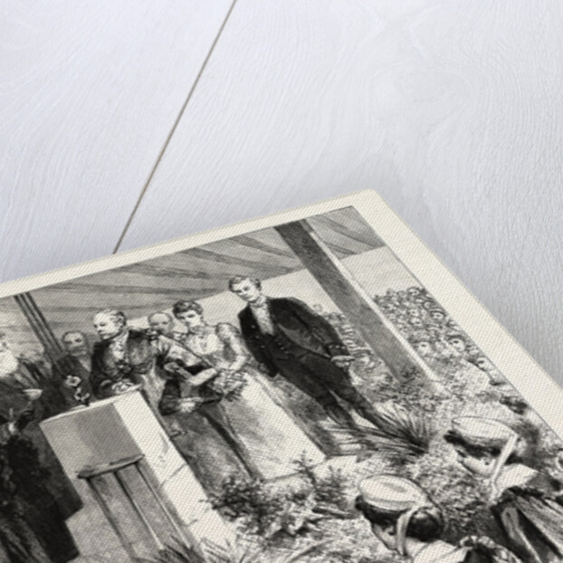 Her Majesty Laying the Foundation Stone of the Royal Derby Infirmary: I Declare This Stone Well and Truly Laid UK by Anonymous