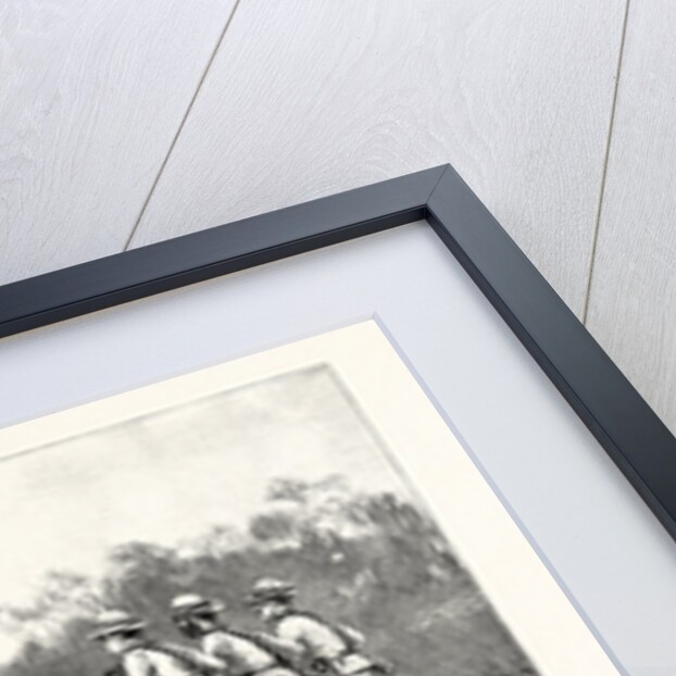 The Royal Military Tournament: The Victorian Rifles Practising at Windsor UK by Anonymous