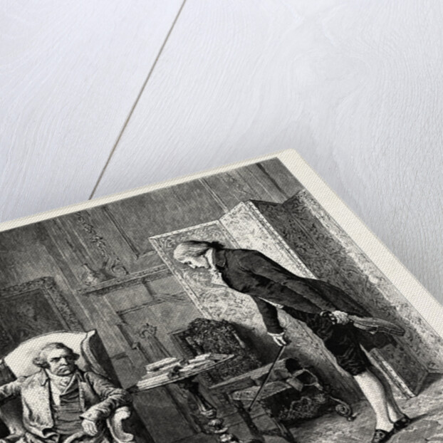 When He Had Finshed He Made a Low Bow Holding the Violin in One Hand and the Bow in Another. by Anonymous