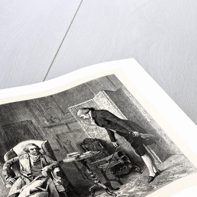 When He Had Finshed He Made a Low Bow Holding the Violin in One Hand and the Bow in Another. by Anonymous