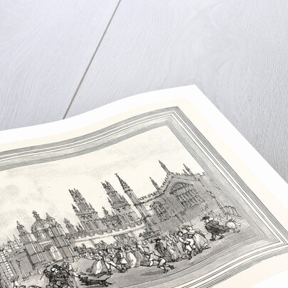 Western View of All Souls' College Oxford Oxford University UK by Anonymous